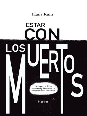 cover image of Estar con los muertos